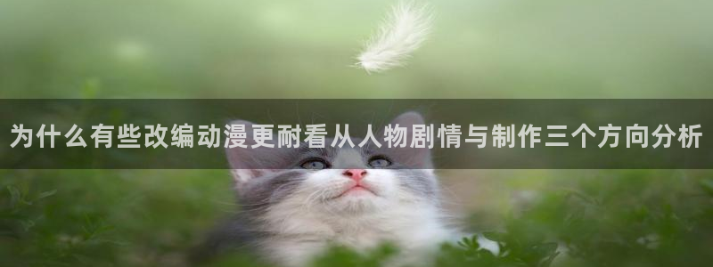 汗汗漫画大全排行：为什么有些改编动漫更耐看从人物剧情与制作三个方向分析配图