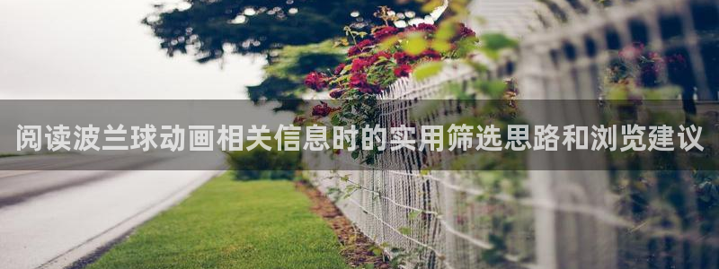 汗汗漫画怎么看:阅读波兰球动画相关信息时的实用筛选思路和浏览建议配图